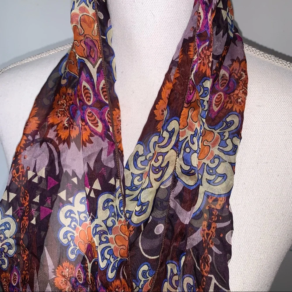 Dana Herbert 100% Silk Scarf